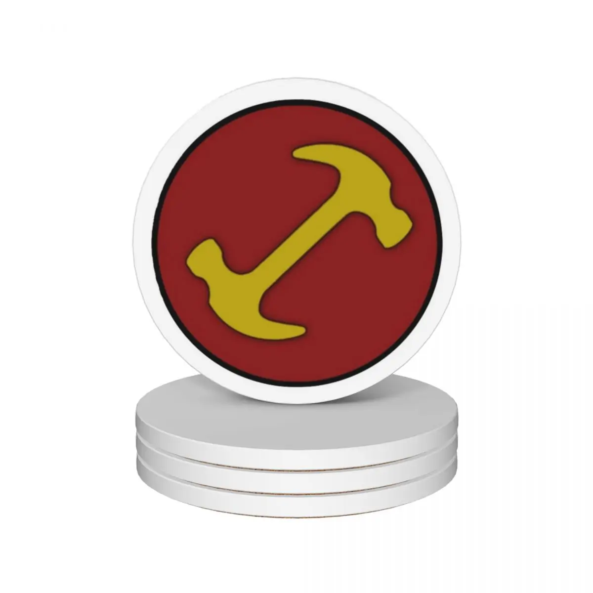 

The Stonecutters! We Do!!! We Do!! Ceramic Coasters (Set of 4) cup holder set cute Coasters