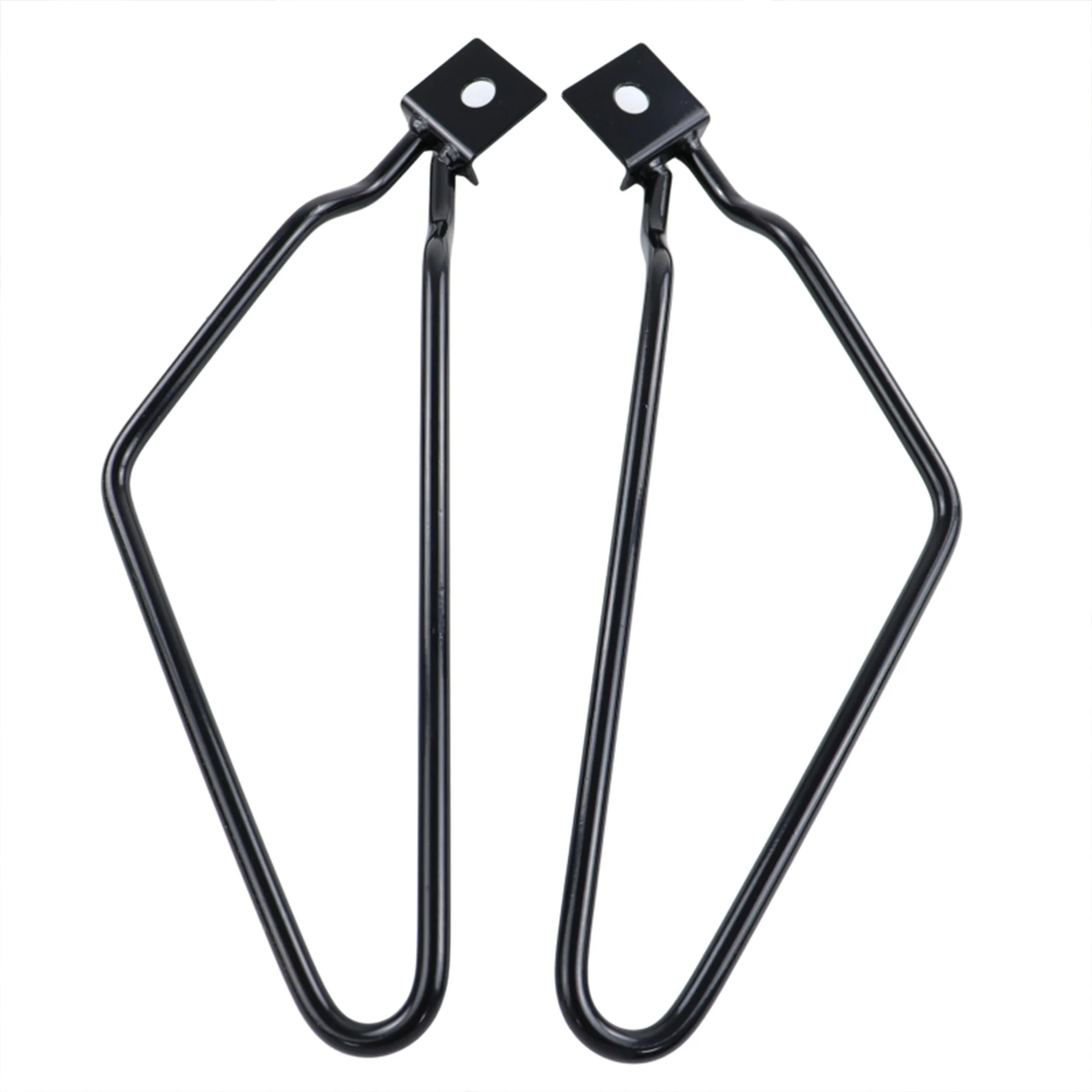 Fit For Harley Sportster XL883 SuperLow Iron 1200 Dyna Fat Bob Bag Luggage Rack Support Mounts Kit Saddlebags Bracket Side Black