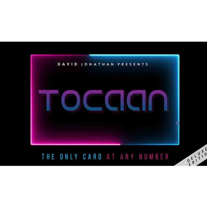 TOCAAN Deluxe Edition (Gimmicks and Online Instructions) Card Magic and Trick Decks Illusions Close up Magic Props Beginner Fun