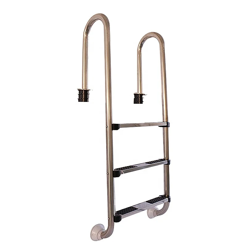 Polished Stainless Steel 304 (SS304) Swimming Pool Ladder for Inground Pools Spas Water Tank Steel Ladders Equipment Ladder Step 3