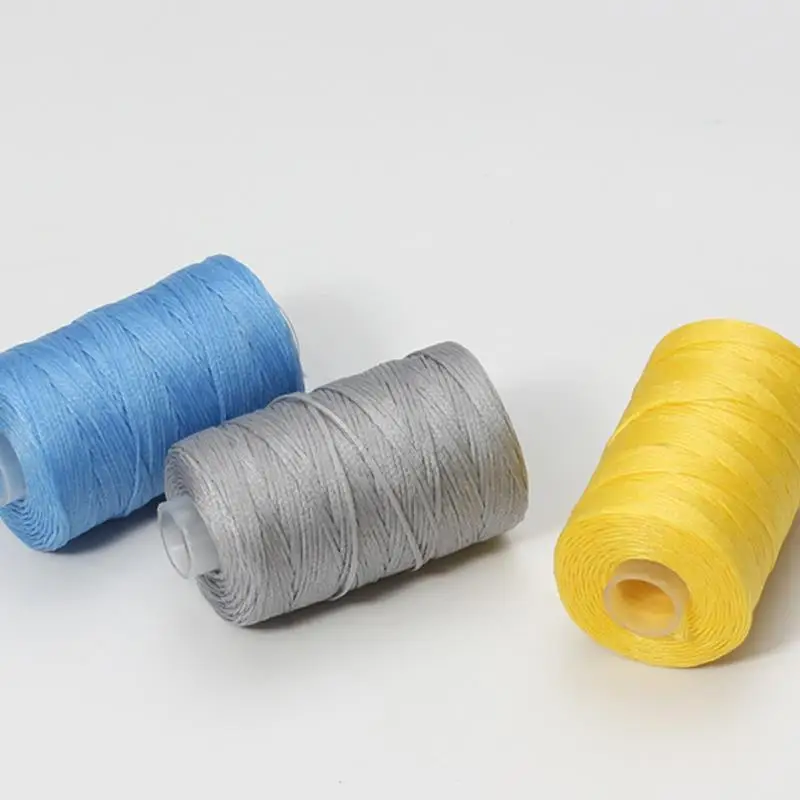 100M Leather Waxed Thread Cord  0.8mm 150D Waxed Thread DIY Handicraft Tool Hand Stitching Thread Flat Waxed Sewing Line