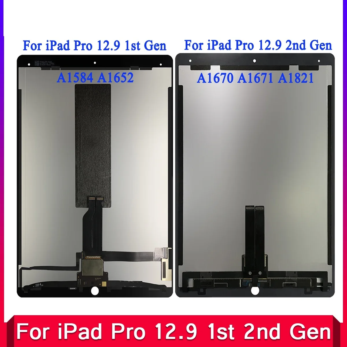 New!!! New LCD For iPad Pro 12.9 1st Gen A1584 A1652 For Pro 12.9 2nd Gen A1670 A1671 A1821 Tested Display Touch Screen Assembly