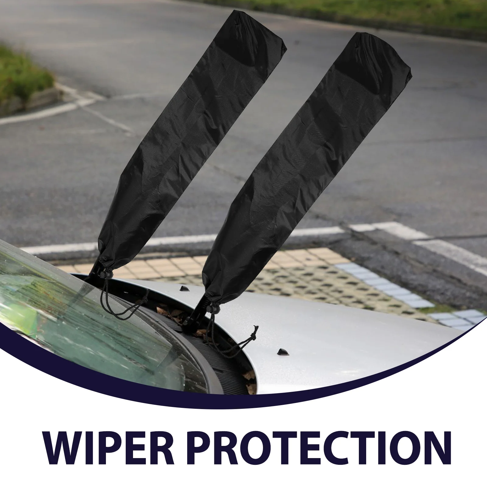 

1Set Car Protection Cover Sleek Design All- Mirror Covers and Windshield Wiper Protector for Vehicle Exterior