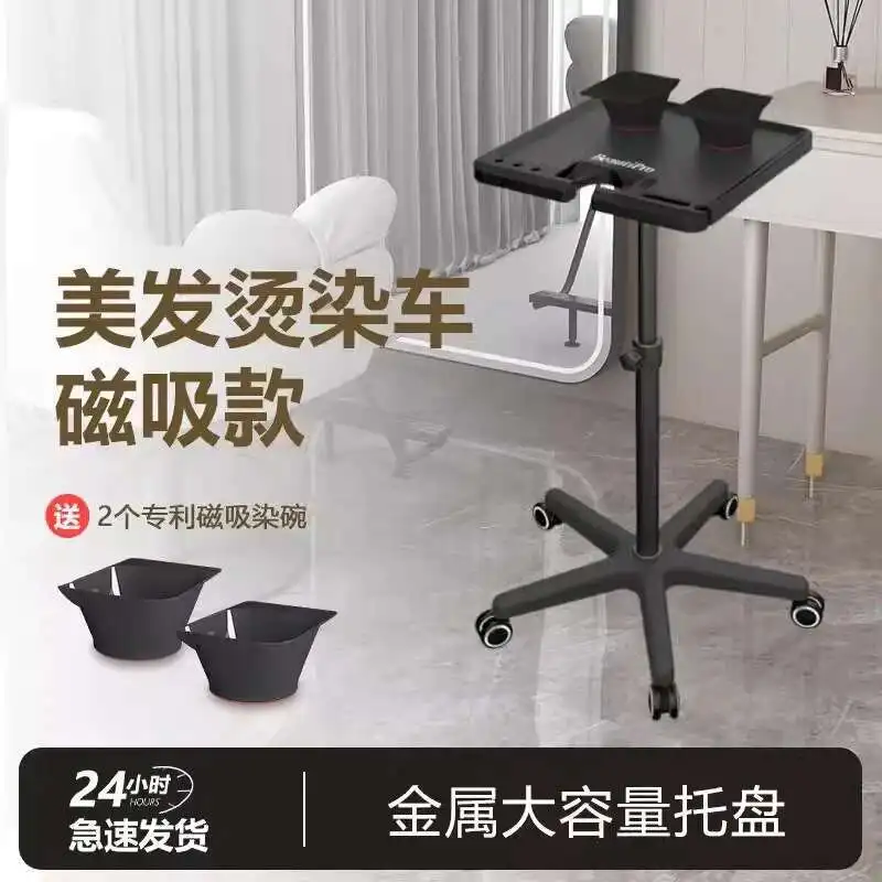 

Eyelash Auxiliary Cart Trolley Professional Organizer With Wheels Storage Beauty Salon Tray Barber Rollwagen Salon Furniture