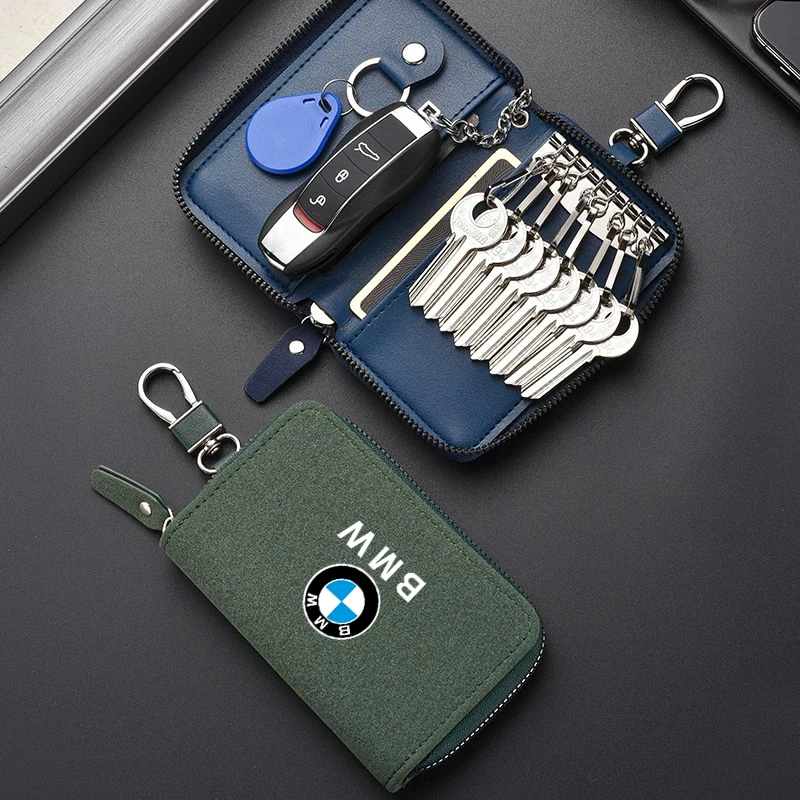 Car Keychain Multi-function Auto Key Cover Storage bag For BMW G30 G32 G01 G02 G05 G06 G07 G26 G23 G22 F40 F20 G08 G16 G15 G14 view 2