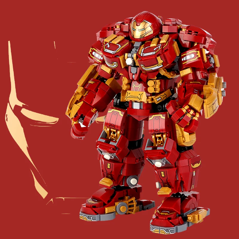 2000+pcs Marvel Superheroes Building Blocks Set MOC Bricks Action Figures Hulkbuster Iron Man Toys for Boys Kids Children Gifts