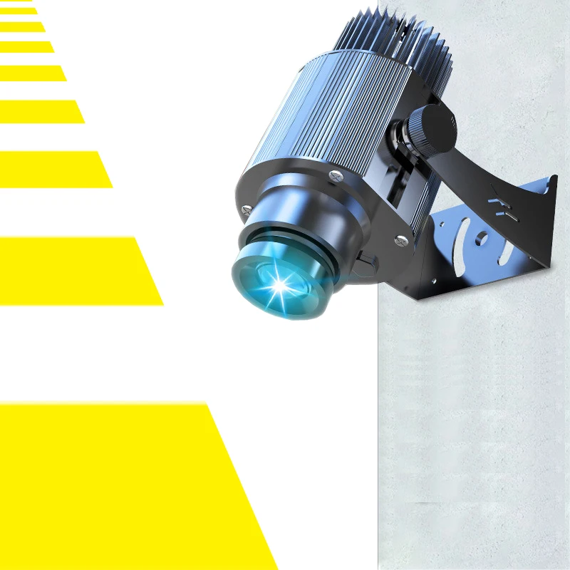 160-300W Waterproof Remote Control zebra Crossing Projector Warning Projection Light  Projector logo Projection Light