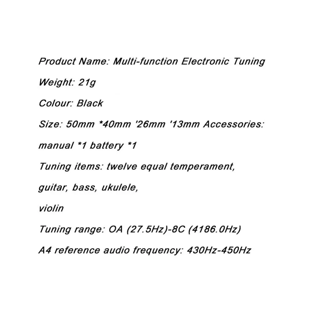 LCD Clip On Tuner Electric Acoustic Guitar Bass Violin Banjo Ukulele Guitar Universal Tuner Guitar Electronic Tuner Chromatic