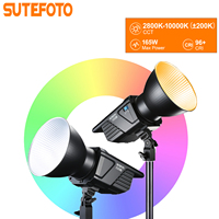 Sutefoto P230 BI-Color LED Video Light 2700K-6500K Cool & Warm Color Temperature Continuous Light for Studio Video Recording
