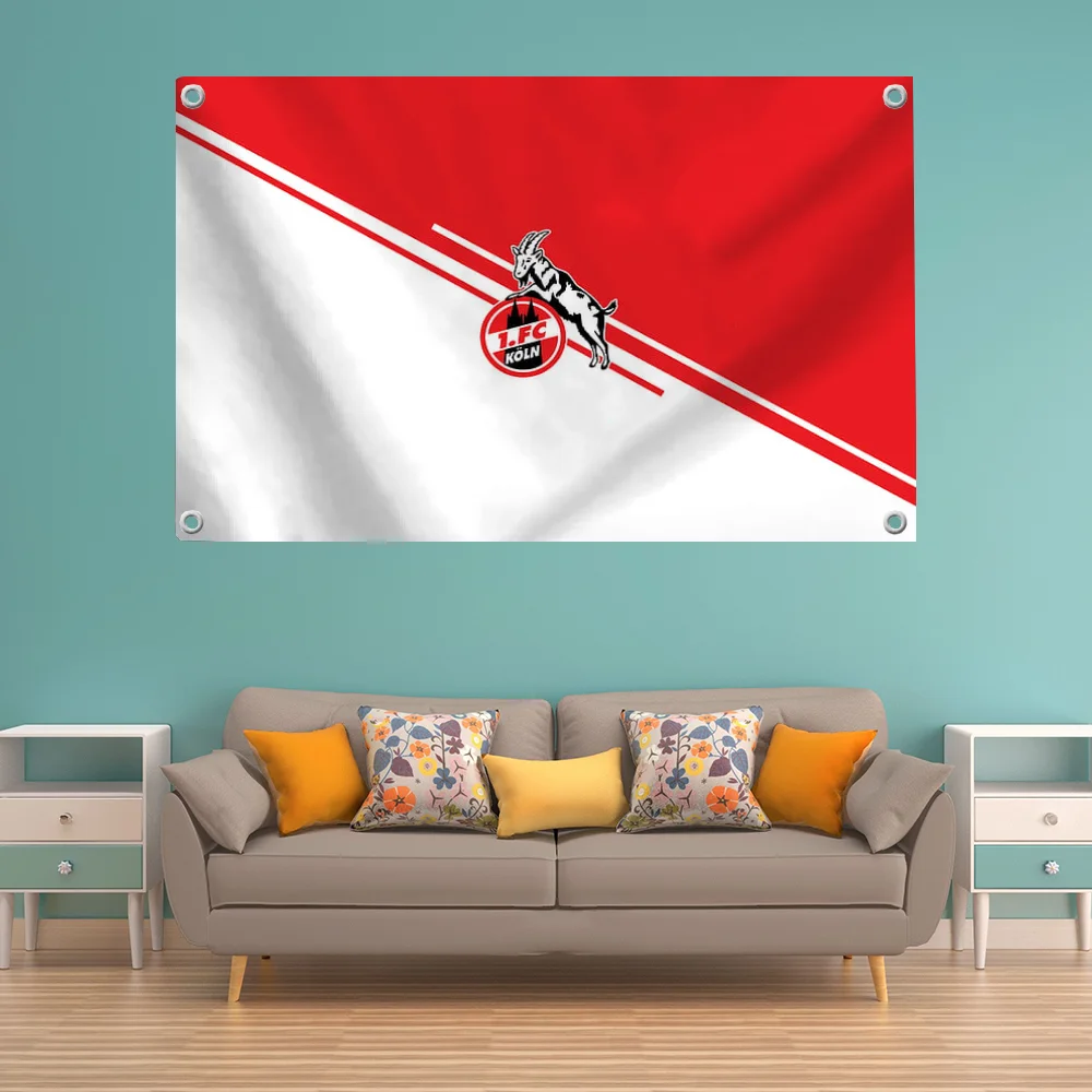 Soccer Club Flag Pride Flag Flag to Hang Flags for Rooms Banner 1fc C-cologne Outdoor Decor Room Aesthetic Wall Decoration Funny