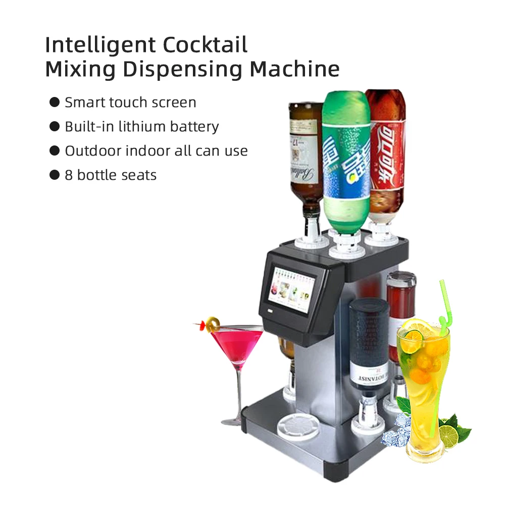 

Smart Automatic Mojito Machine Fancy Bar Tool and Beverage Dispenser Cocktail Shaker Robot for Bartenders