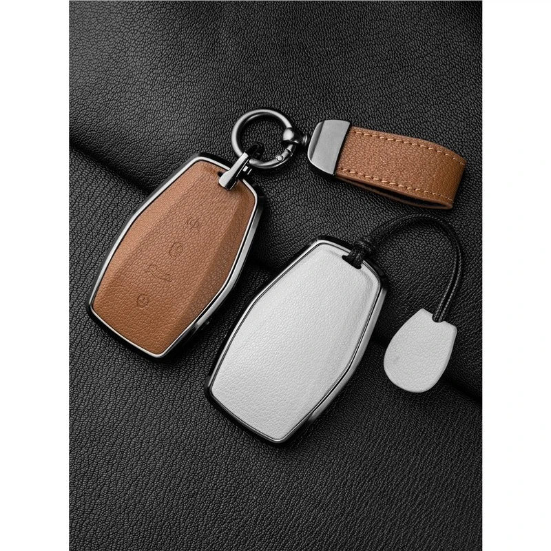 For Geely Bin Yue Bo Yue Emperor Hao GL Shell Bin Rui Bo Rui Xing Rui Real Leather Key Set