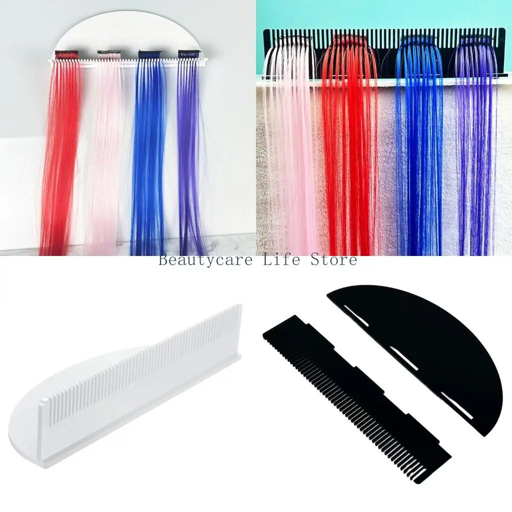 652C Hair Extension Holder Wigs Display Stand Wigs Holder Hair Detachable Hair Extension Organizers Hair Styling Tool