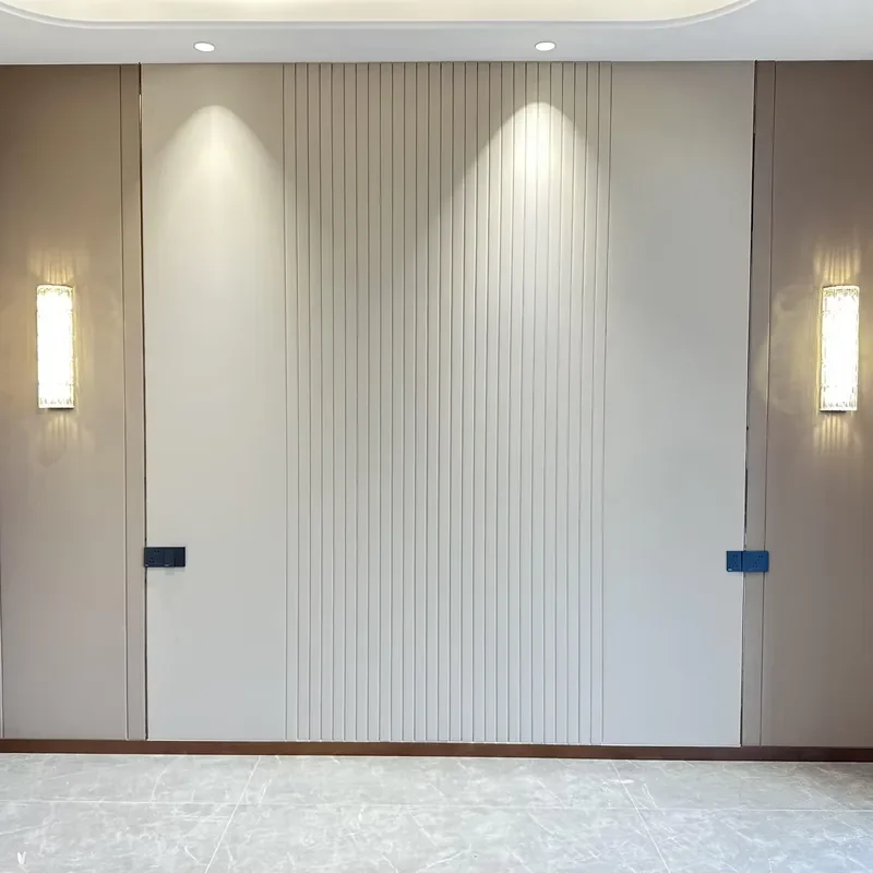 Solid Wood Wall Panel Cladding Acoustic Panels From Suppliers With Graphic Design Project Solution Capability