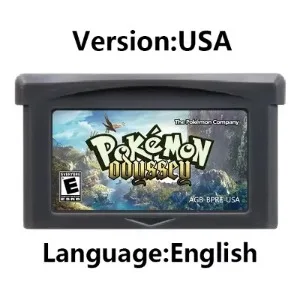GBA Game Cartridge Pokemon Series Odyssey Ultraviolet Doubles FireRed Silver Rival Rom Hack Video Game Console Card