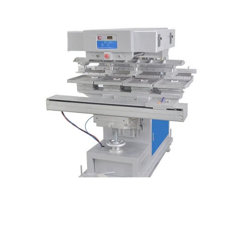 Four-color shuttle oil Gu pad printing machine, special for printing, plastic pad printing machine