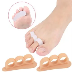 1Pair Silicone Gel Hammer Toe Straightener & Corrector for Curled Toes Corrector Feet Foot Pain Relief Separator Gel Support Pad