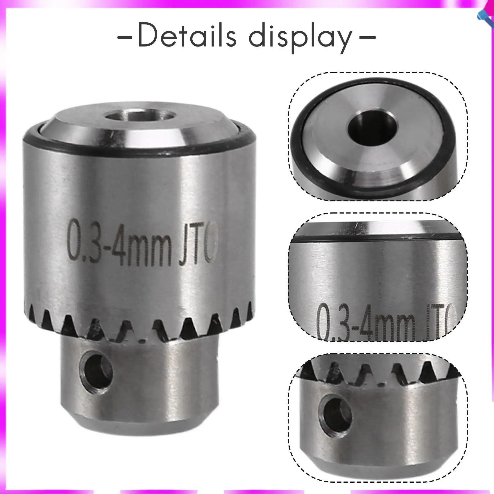 

N96R Горячая электрическая дрель, шлифовальный мини-сверлильный патрон, ключ, бесключевые сверлильные патроны, диапазон емкости 0,3-4 мм с шатуном вала 3,17 мм