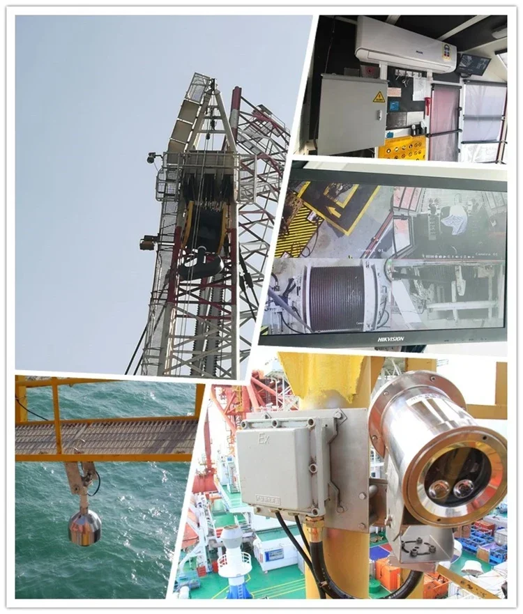 Telescopic CCTV System for Offshore Crane Anti-Corrosion Telescopic Crane for Manufacturing Plants