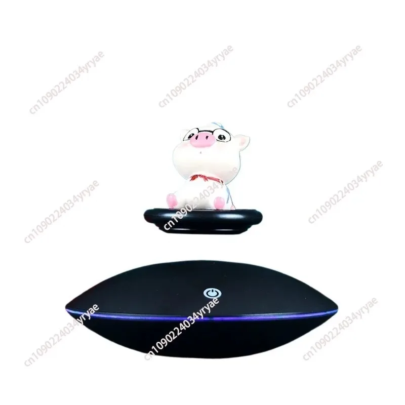 

Magnetic Levitation Display Stand Creative Black Technology Ornaments 360-Degree Rotating Display Stand Birthday Gift