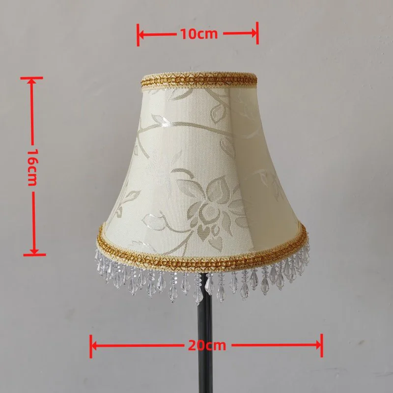 European Retro Table Lamp Fabric Lampshade Resin Bedroom Decoration Bedside Lamp Home Indoor Wall Lamp  Floor Light Desk
