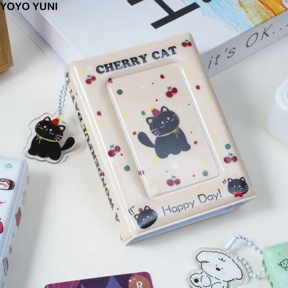 

36Card Slots Envelope Photo Album Cartoon Animals Cute Picture Storage Holder Large Capacity 3 Inch Small Card Collection Book