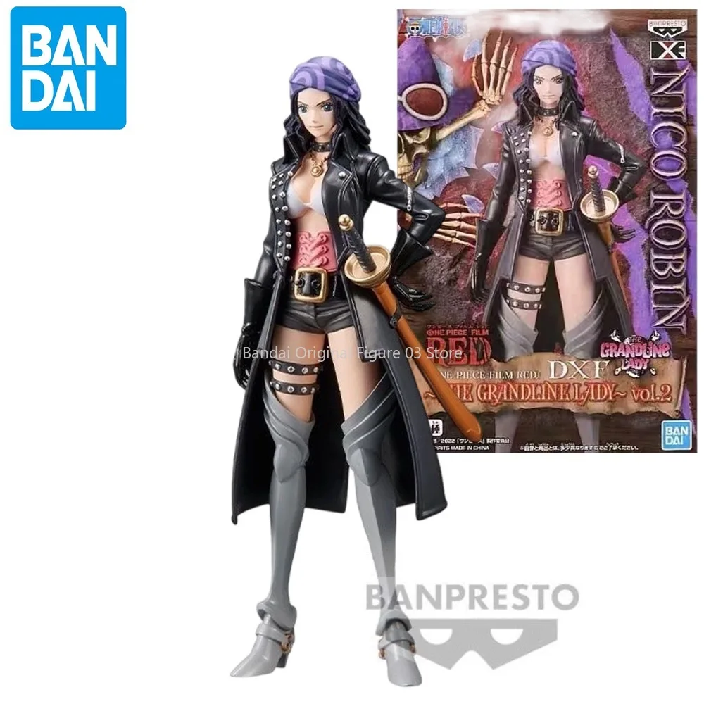 

Bandai Original Banpresto Anime One Piece Film RED DXF Nico Robin PVC Action Figure Model Collection Toy Birthday Christmas Gift