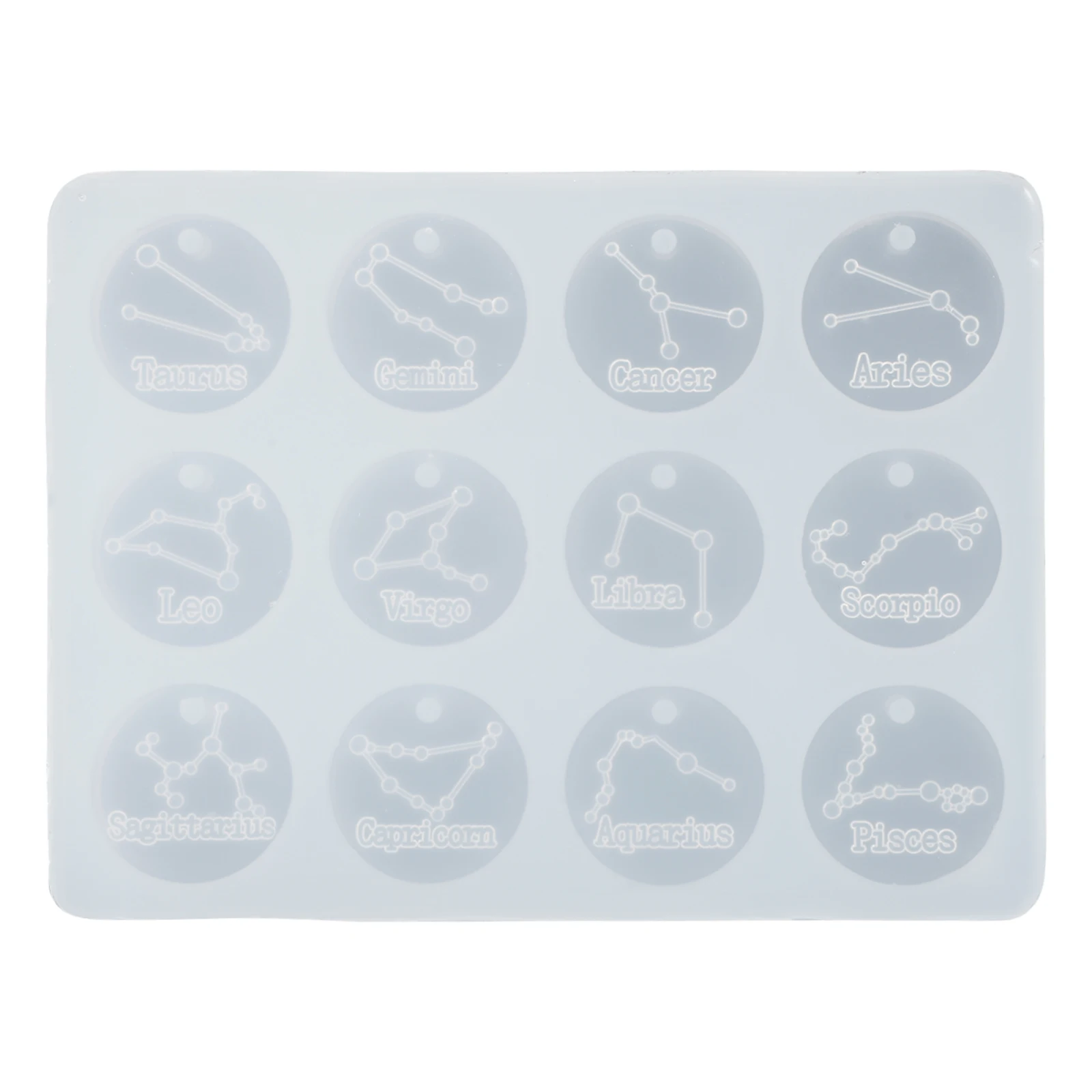 

Twelve Silicone Jewelry Mold Durable Flexible Tear Resistant DIY Tools for Resin Pendants Ornaments Craft