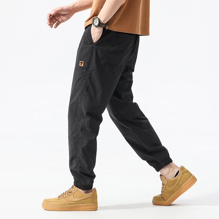 

Мужские повседневные брюки Харлан из ледяного шелка, свободные брюки Qui Dry, весна-лето 2024, длинные брюки Faion Urban Sle, молодежные брюки для отдыха