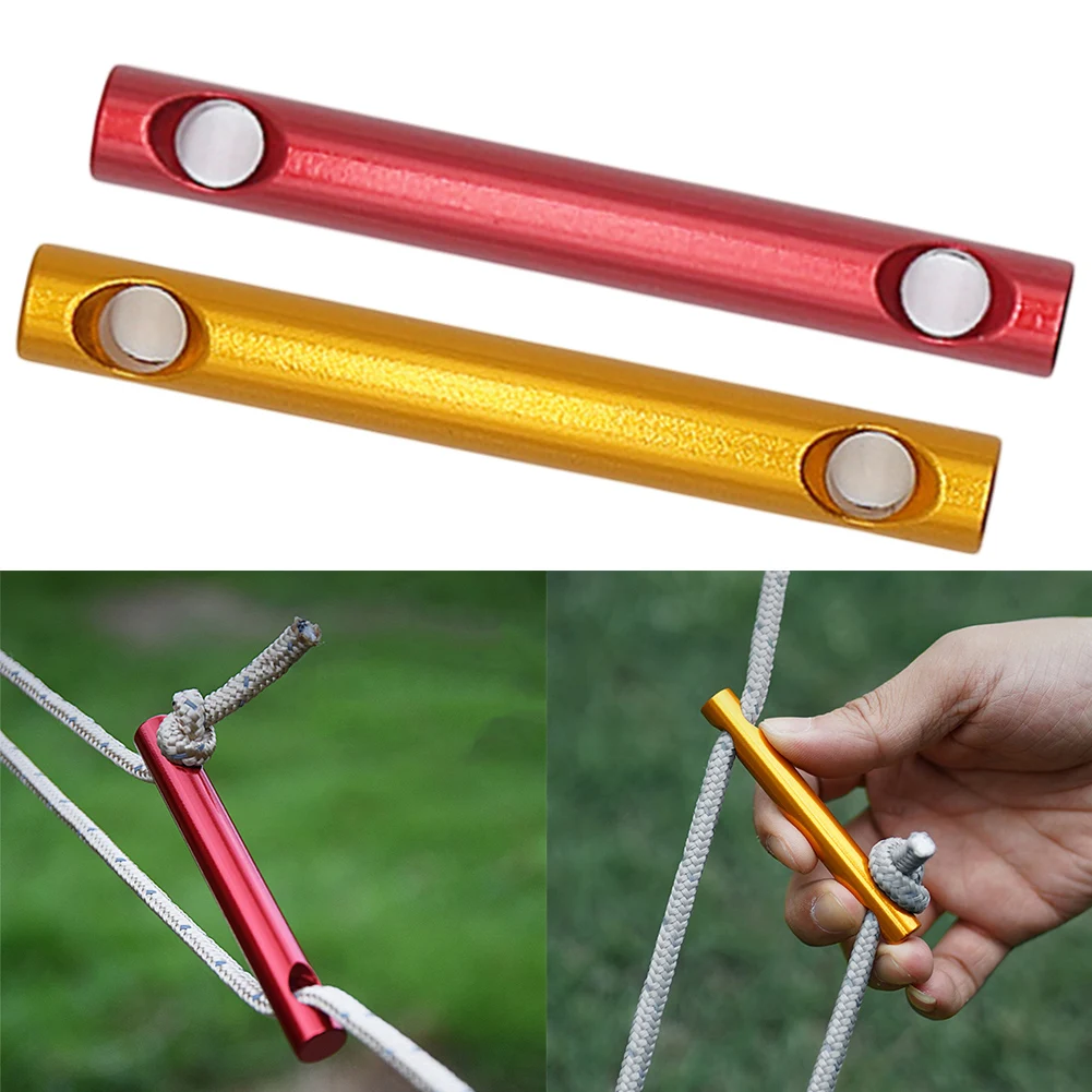 

Camping Use Outdoor Activities Aluminum Alloy Fasteners Camping Rope Tensioners Light Weight Design Multi-Functional Accessories