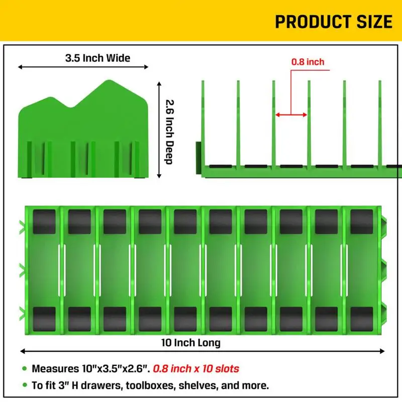 رف منظم ذو طيات عملية يحمل ما يصل إلى عشرة كماشة صندوق أدوات درج كماشة قوية أداة منظم تخزين الرف توفير المساحة
