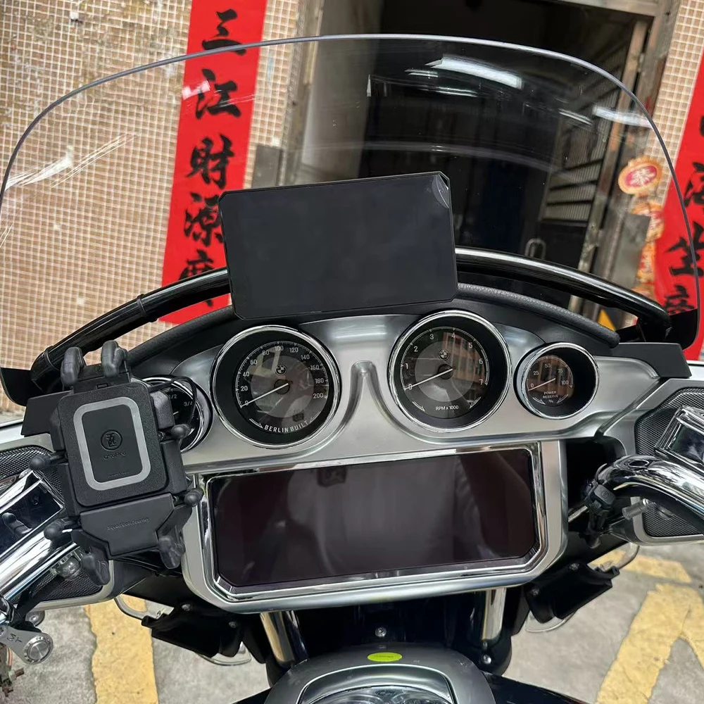 Multifunctionele Navigatie Houder Voorruit Compound Strut Lat 22mm Bar Past Voor BMW R18B R18 Transcontinental 2021-2025