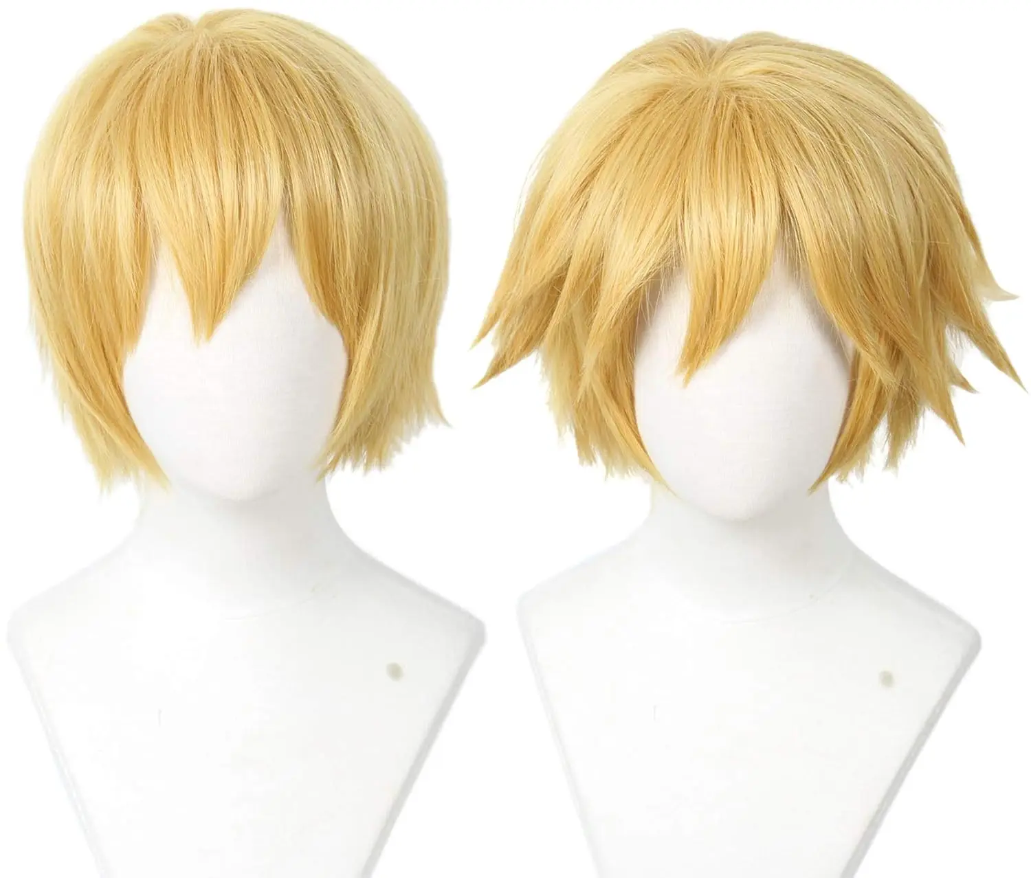 Adrien / Cat Noir Cosplay Wig Synthetic Short Golden Blonde Hair Male Anime Performance Wigs