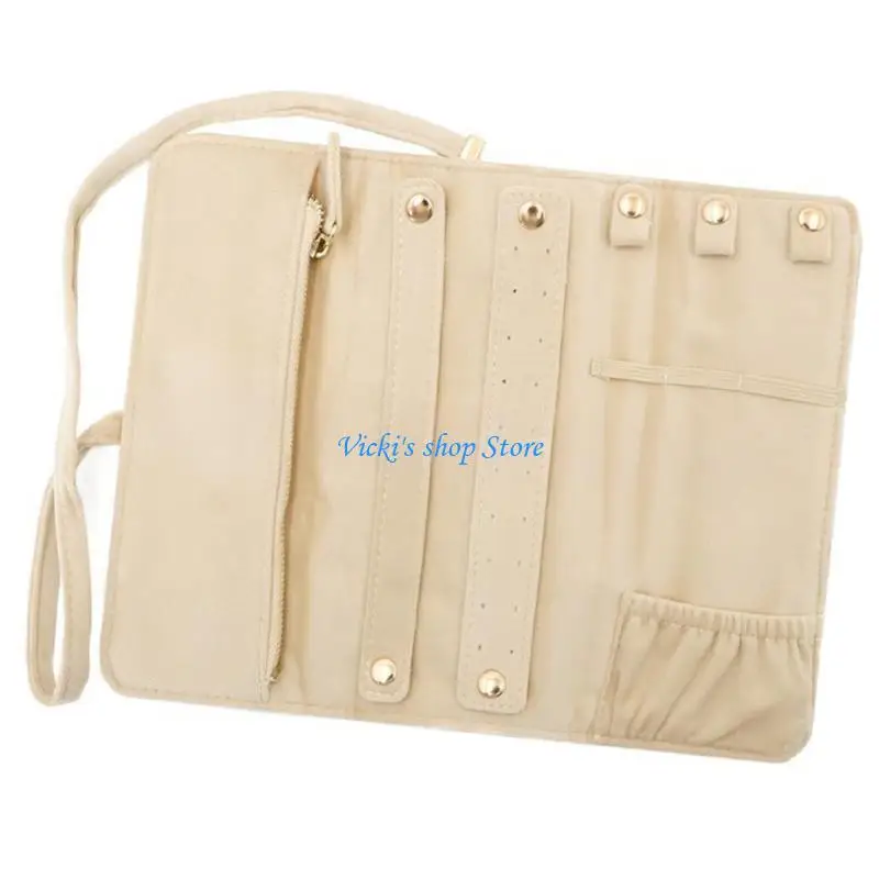 

Органайзеры для ювелирных изделий с бархатистой подкладкой, компактное защитное хранилище для сережек, ожерелий