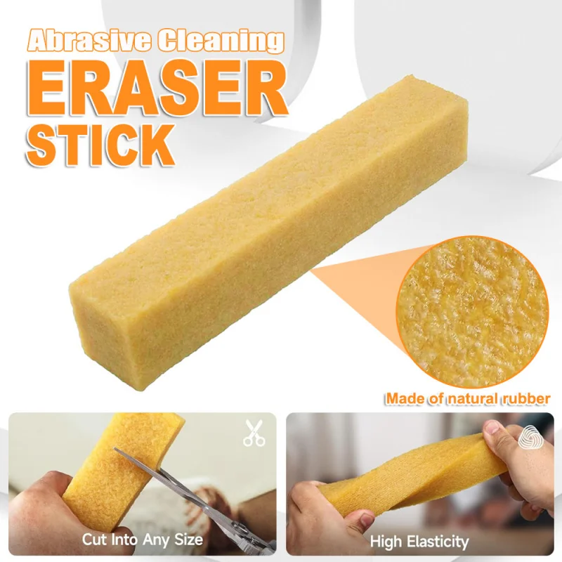 Sanding Belt Cleaning Stick, Rubber Abrasive Cleaner 200/40/40mm for Woodworking Shop Grinding Tools.
