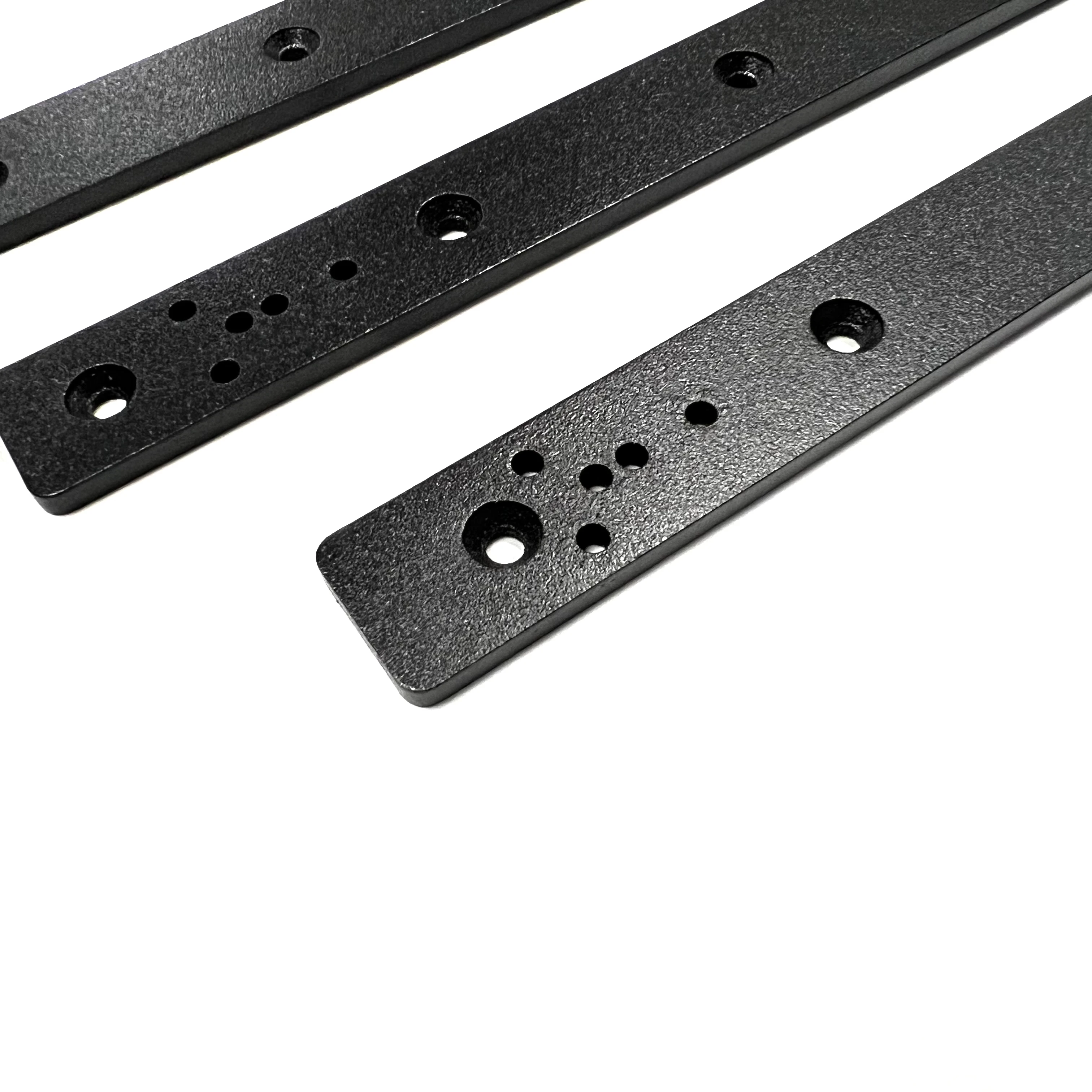 V2.4/Trident Titanium TC4 3-Pack Black Extrusion Backers for Voron 2.4/Trident