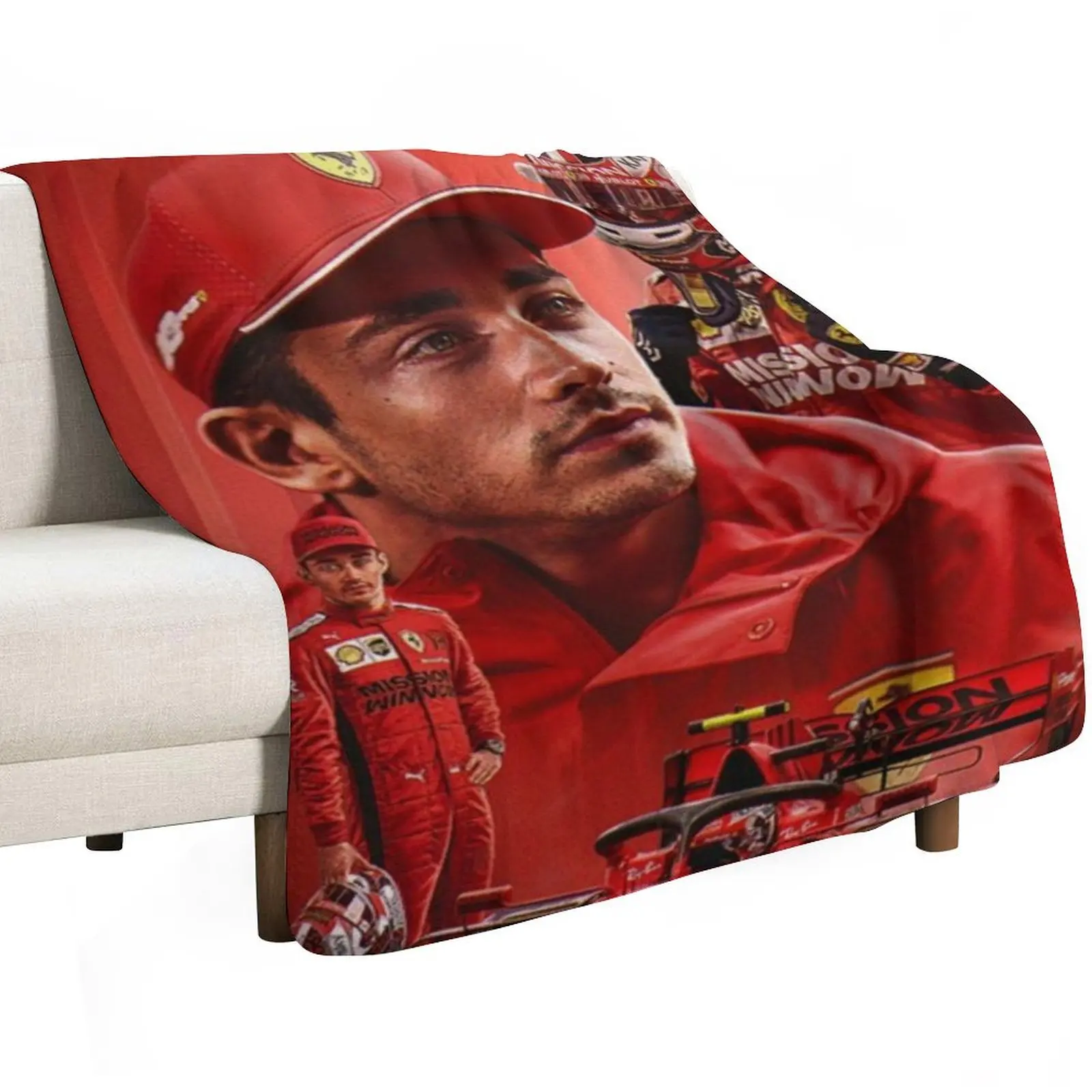 Wallpaper Leclerc Throw Blanket Furry Thermal Picnic For Decorative Sofa For Baby anime Blankets