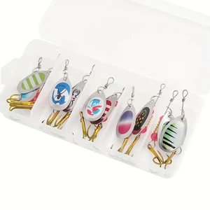 Hardspinner Köder mit akutem Haken, Metalllöffel Köder 6 Hauptverkaufspinner für Meer - №6