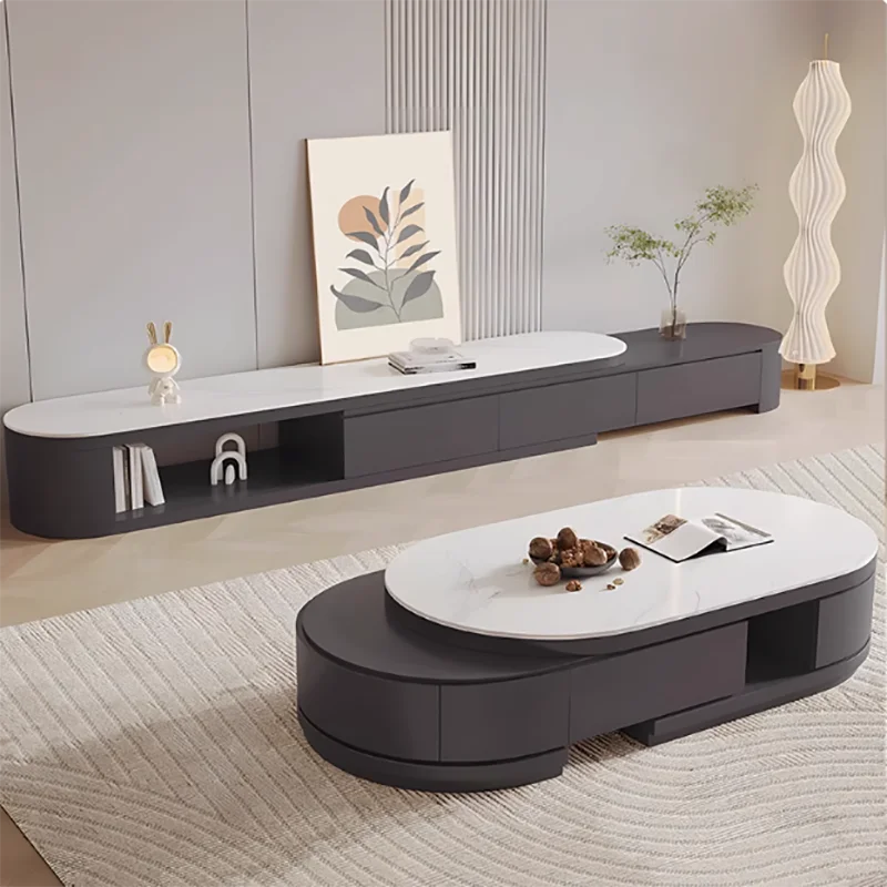 

Nordic Premium Tv Stand Beauty Trendy Living Room Retractable Tv Stand Elegant Unique Meuble Télévision Salon Home Furniture