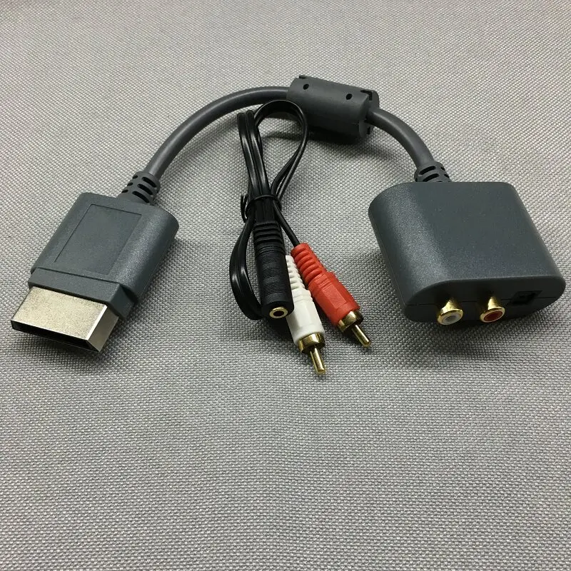 For Xbox360 Audio Converter Cable Box, Optical To 5.1 Adapter For Speaker & Headset