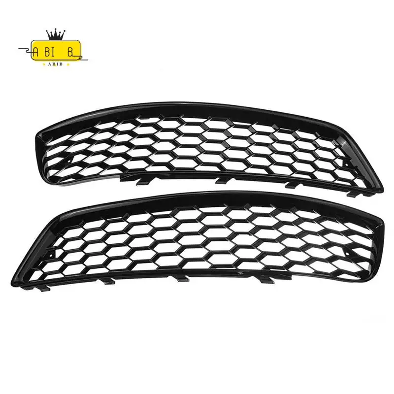 

ABIB -2PCS ABS Fog Light Grille Cover For A3 8P 2009-2013 8P0807682D Fog Lamp Honeycomb Grille Covers