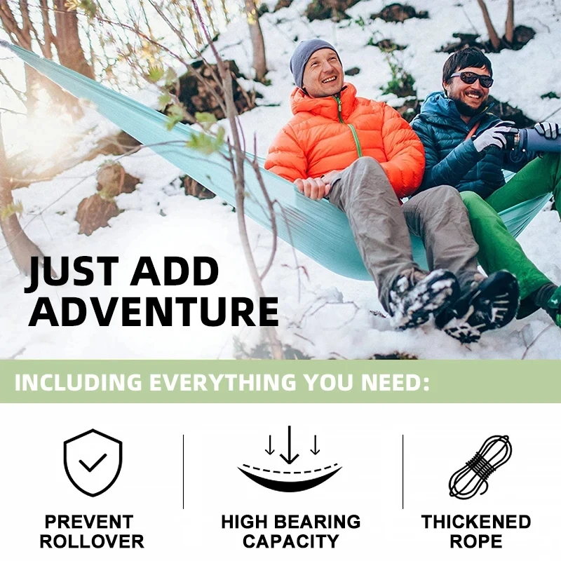 أرجوحة التخييم الخارجية من PACOONE أرجوحة فردية أو مزدوجة ملحقات التخييم في الأماكن المغلقة وساحة الحديقة أرجوحة أرجوحة للسفر