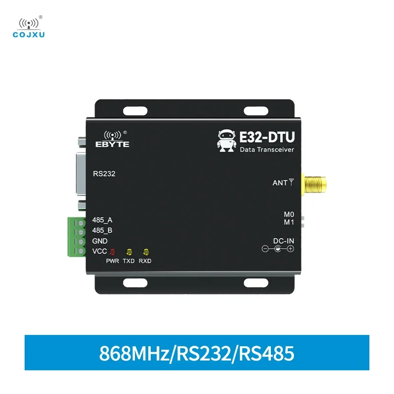 Lora RS232 RS485 Wireless Digital Radio 868MHz 915MHz 30dBm Long Range 8km COJXU E32-DTU(900L30) –V8 IoT Wireless Transceiver