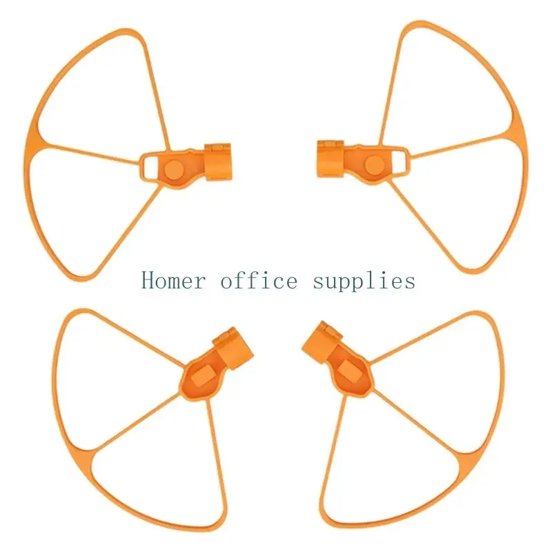 K43B Propeller Blade Protections Covers for Lito 1 ABS Clip-On Guard Set with Full-Surround Bumper Frame