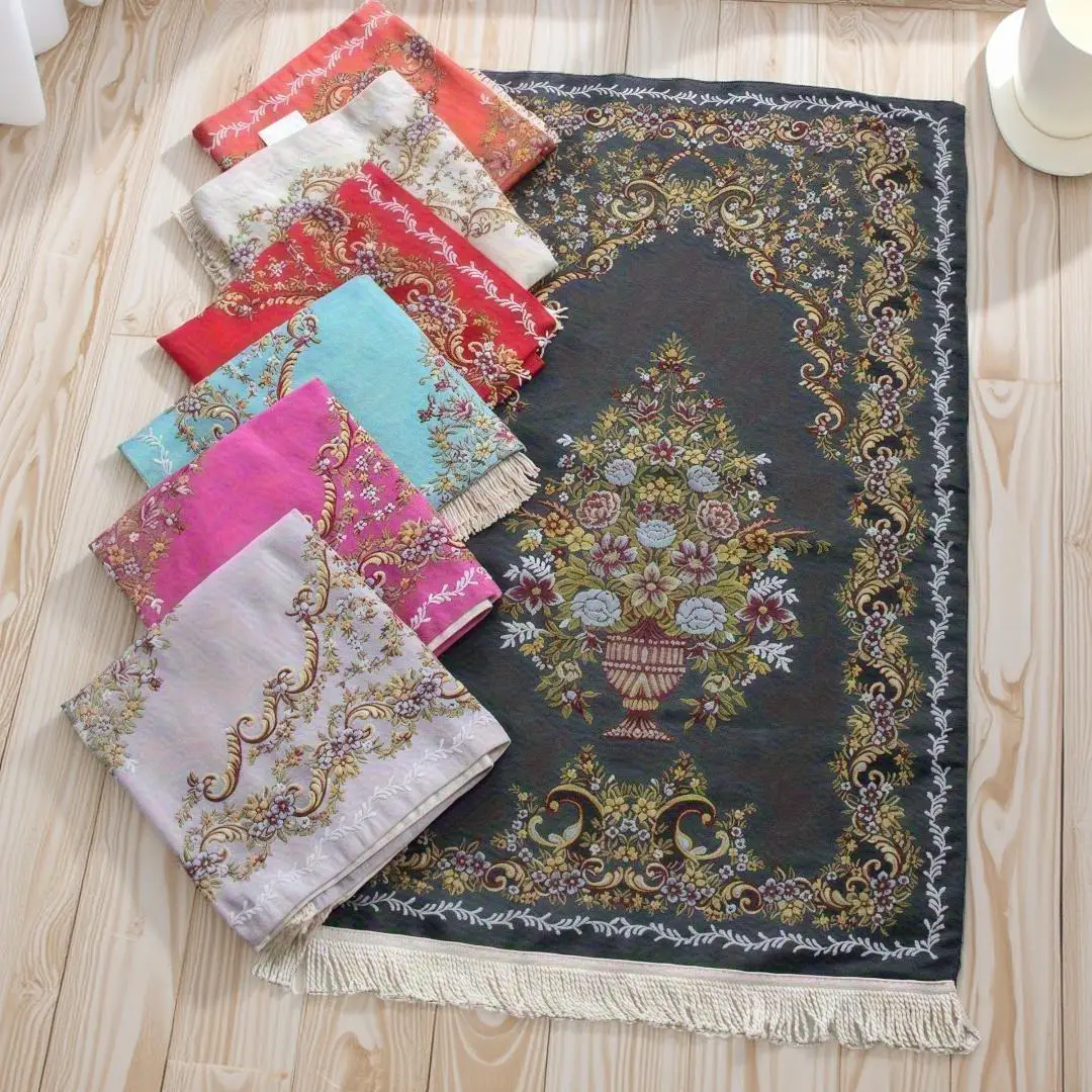 

Muslim Prayer Rug Soft Islamic Prayer Rug Prayer uxury embroidery Carpet Mat 70x110cm ﻿