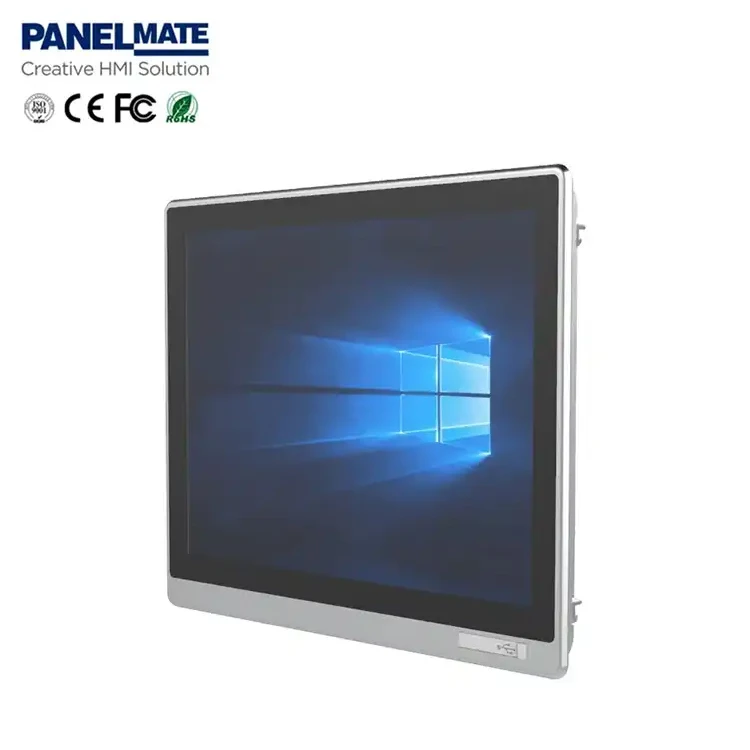 

Custom 19 Inch Industrial Display Mon tor With Resistive Interactive Touch Screen Protective Layer Linux For Medical