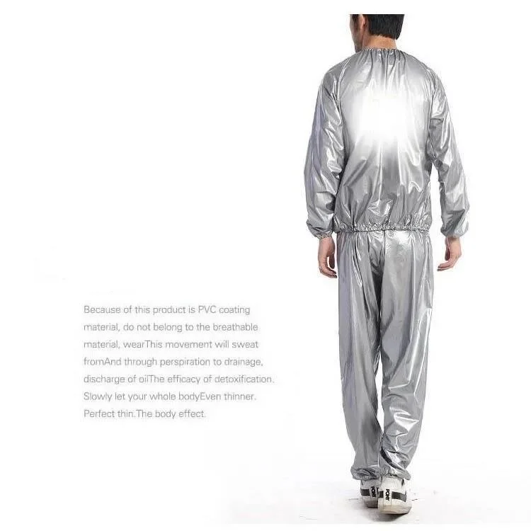 Sauna Suit Heavy Duty Fitness Weight Loss Sweat Sauna Suit Exercise Gym Sports Suit Calorie Burner Sweat Suit