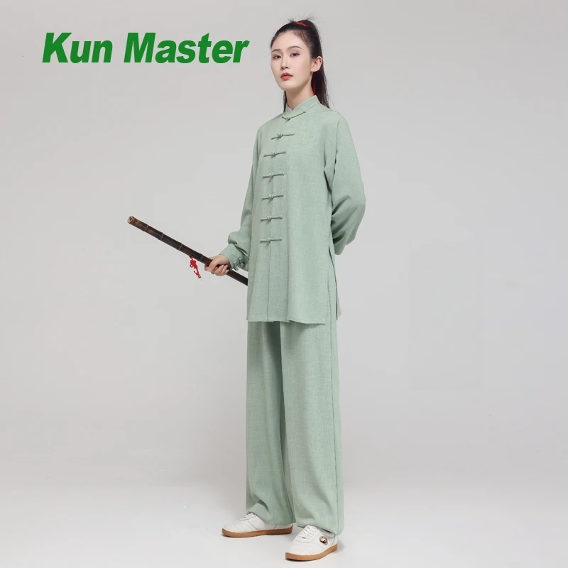 Tai Chi Kung Fu Suit Chinese Traditional Martial Arts Uniform for Women and Men Fluid Drape Breathable & Comfortable