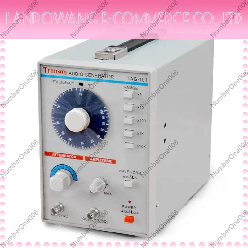AC 100-240V TAG-101 Low Frequency Audio Signal Generator Signal Source 10Hz-1MHz