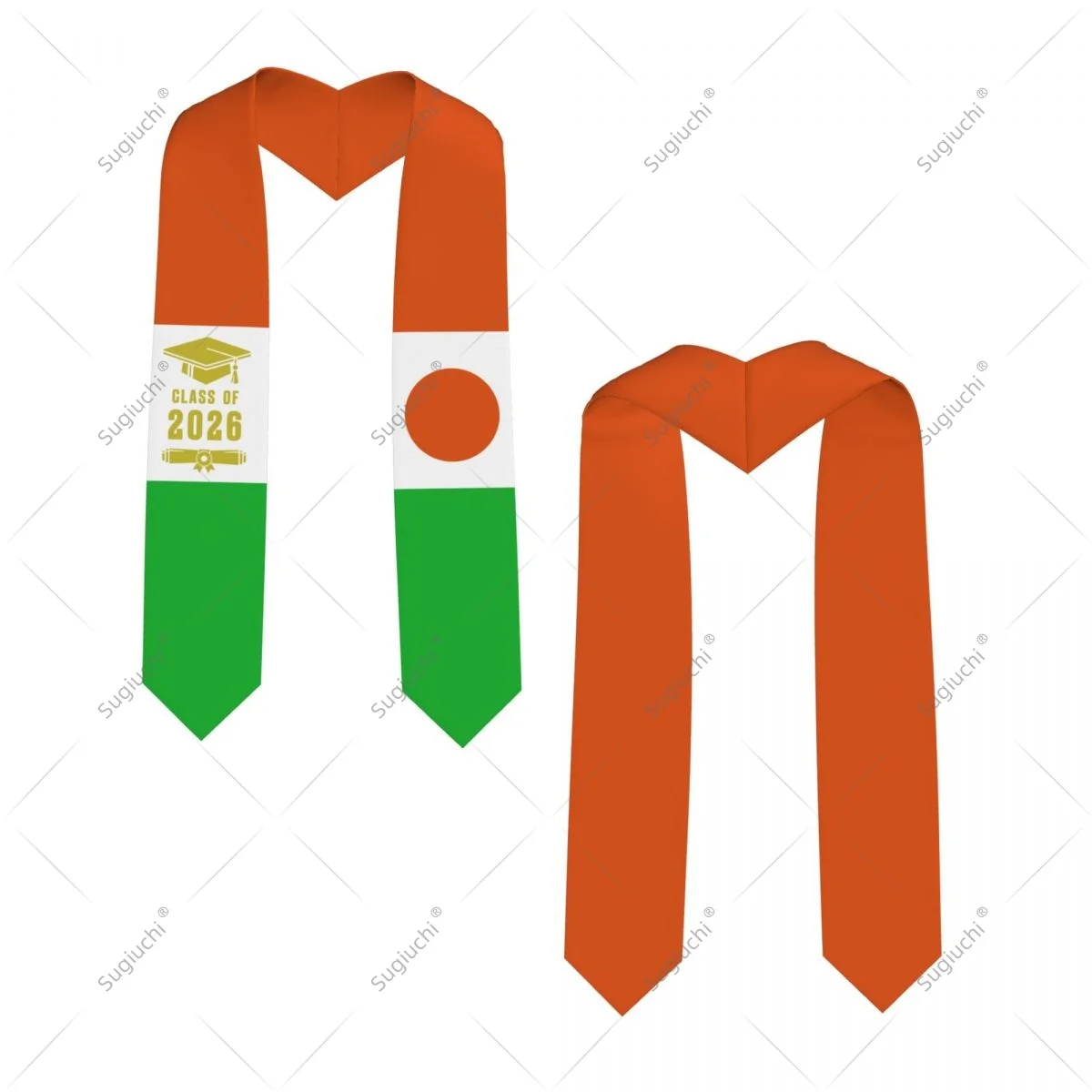 

Niger Flag Class Of 2026 Graduation Stole Sash Scarf For International Students Proud Ceremony Adult Unisex